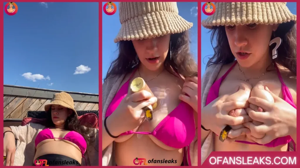 Quinn Finite Applying Sun Cream OnlyFans Video Leaked