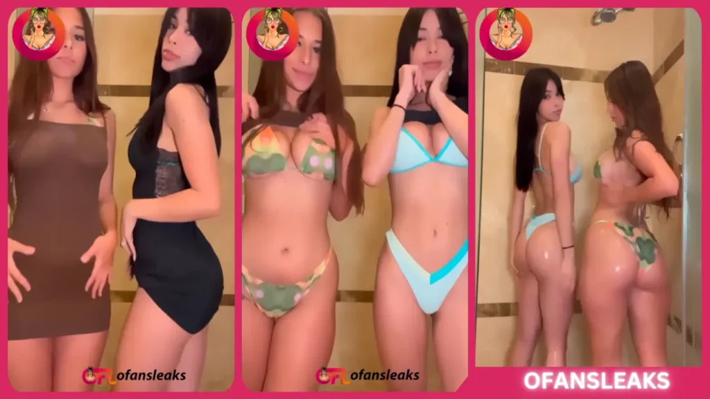 Aishah Sofey & Shopie Raiin Lingerie Shower OnlyFans Video Leaked